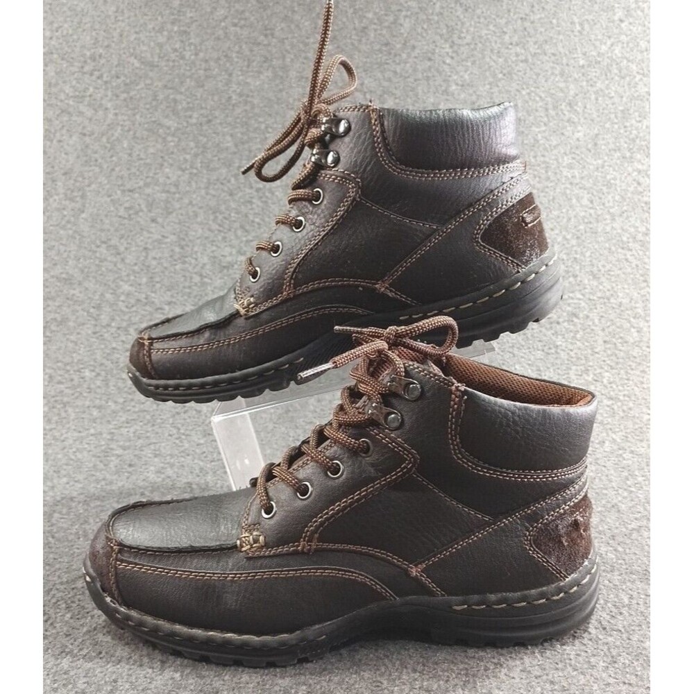 Bass Derek Brown Leather Boots Style 2049-200 Men's 8.5M